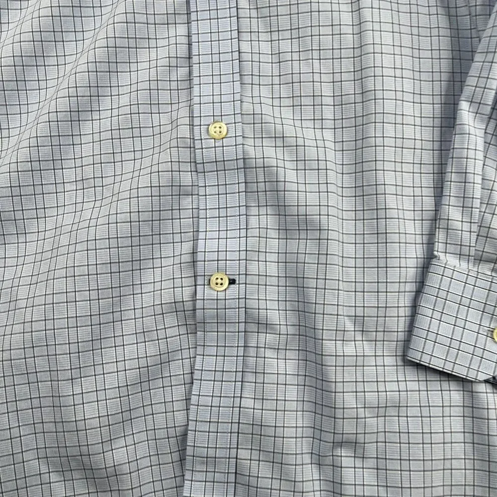 Banana Republic Non Iron Shirt Button Up Long Sleeve Slim Mens Large